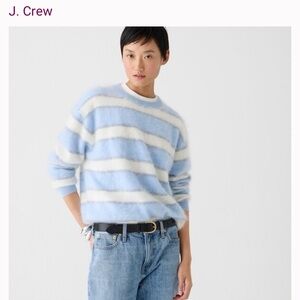 JCrew brushed cashmere relaxed sweater, size XXS NWT